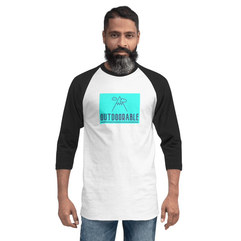 3/4 Sleeve Raglan Shirt with Outdoorable Brand